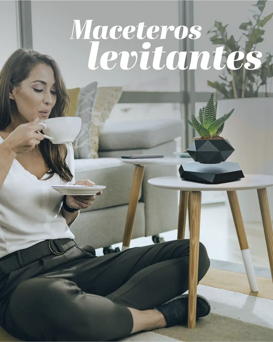 Maceteros levitantes