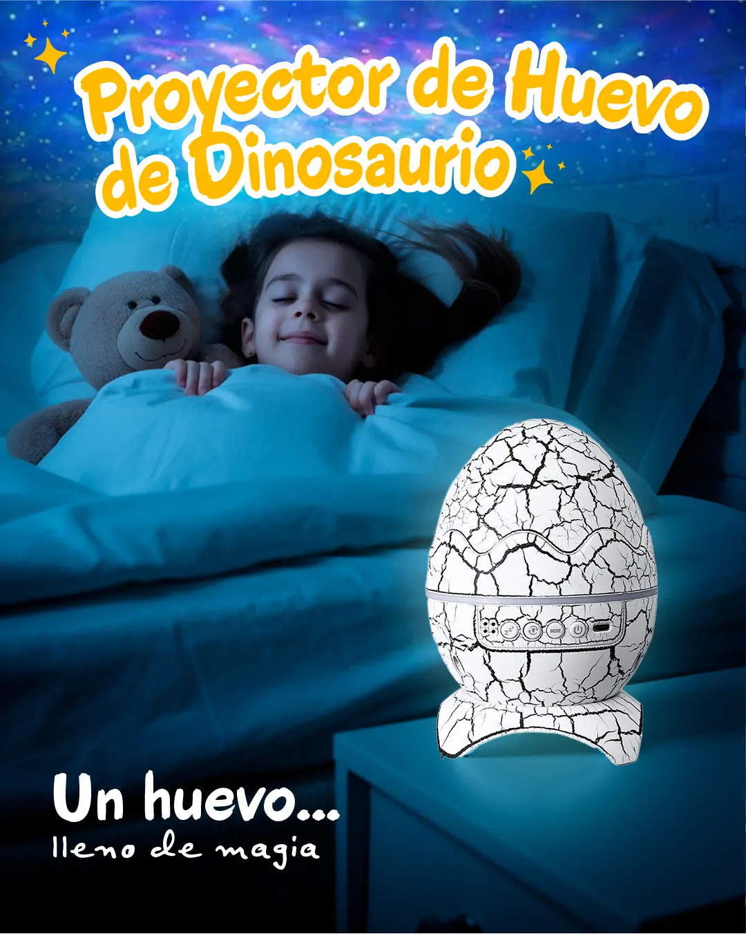 Proyector de Huevo de Dinosaurio