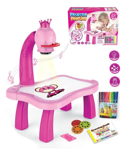 Mesa de proyector de dibujo para niños