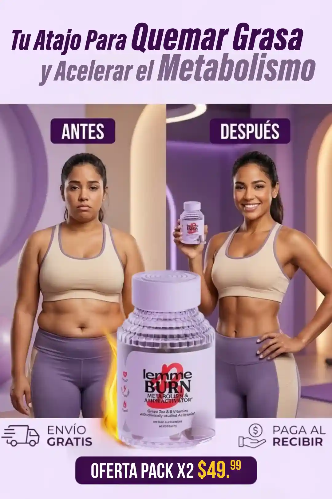 LemmeBurn™ Quema grasa y activa tu metabolismo
