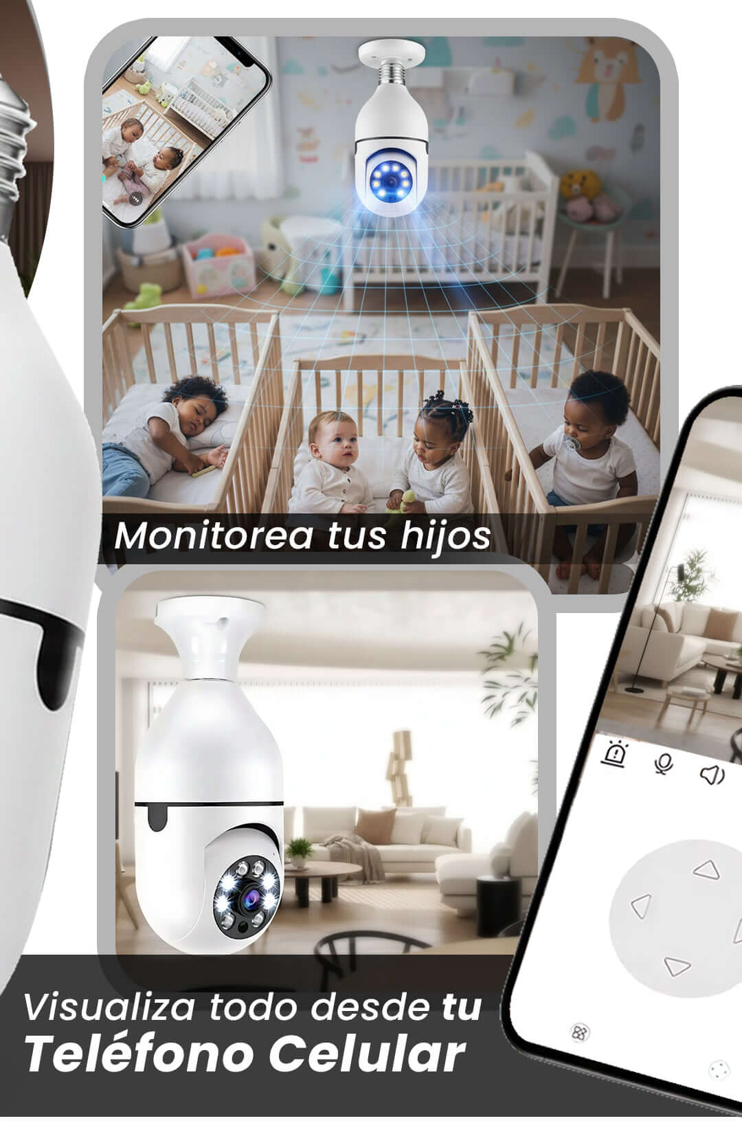 Cámara Multifuncional con Audio y Micrófono - Enovaverse